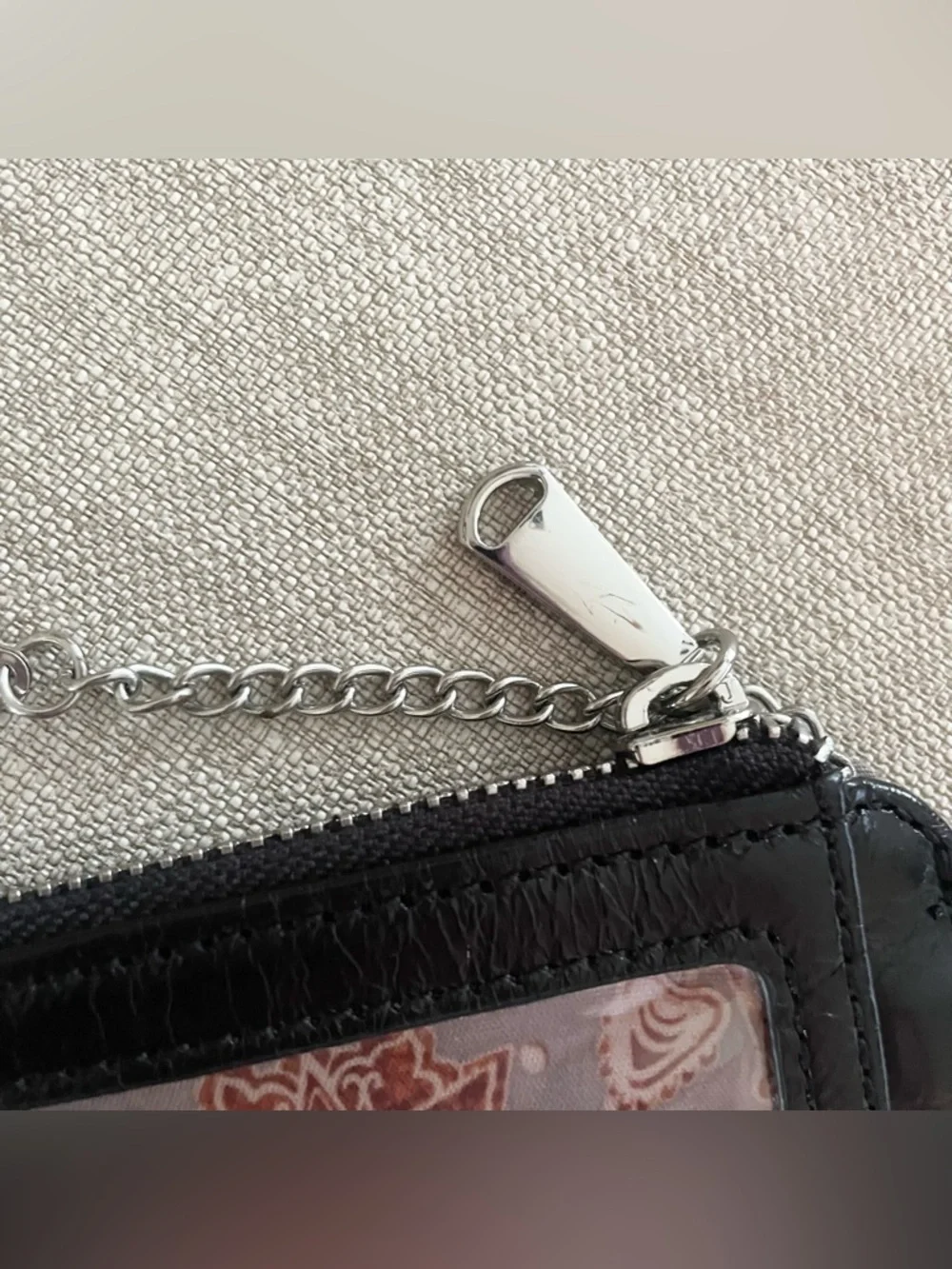 HOBO Kai Leather Zip Card/Key Holder Wallet